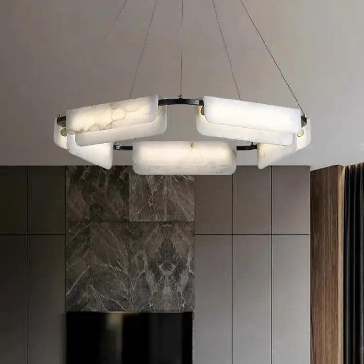 Spain Alabaster Modern Bedroom Chandeliers