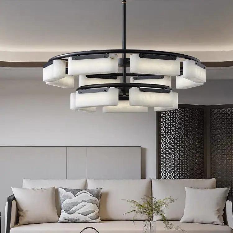 Spain Alabaster Modern Chandelier Lighting Indoor