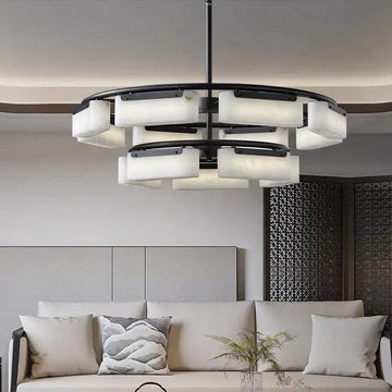 Spain Alabaster Modern Chandelier Lighting Indoor