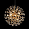 Michael Amini 18-Light Gold Sputnik Globe Chandelier with Crystal Accents