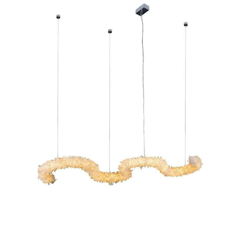 Spiral Rock Crystal Dining Room Creative Chandelier