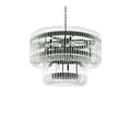 Eichholtz Sutton 15-Light House Chandelier: Art Deco Inspired Crystal and Metal