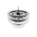 Eichholtz Sutton 15-Light House Chandelier: Art Deco Inspired Crystal and Metal