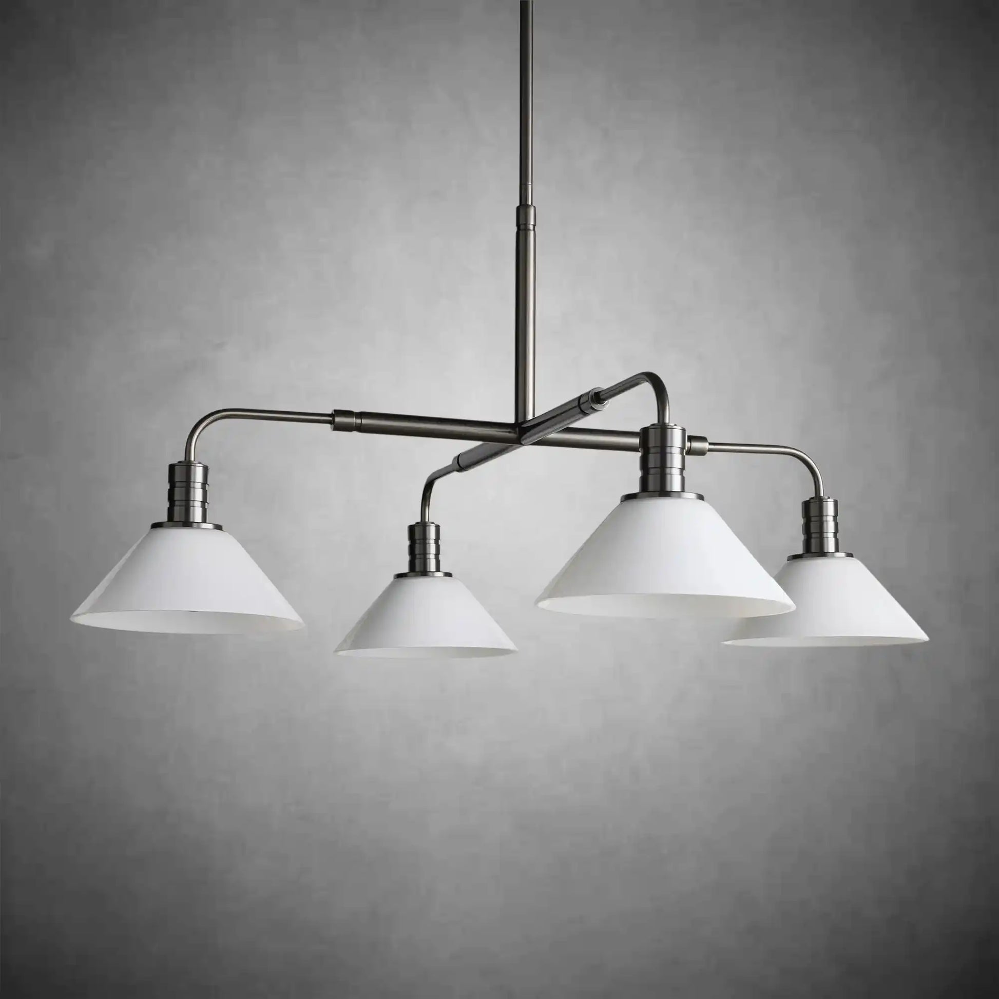 Theron Glass Round Chandelier 30'' 52''