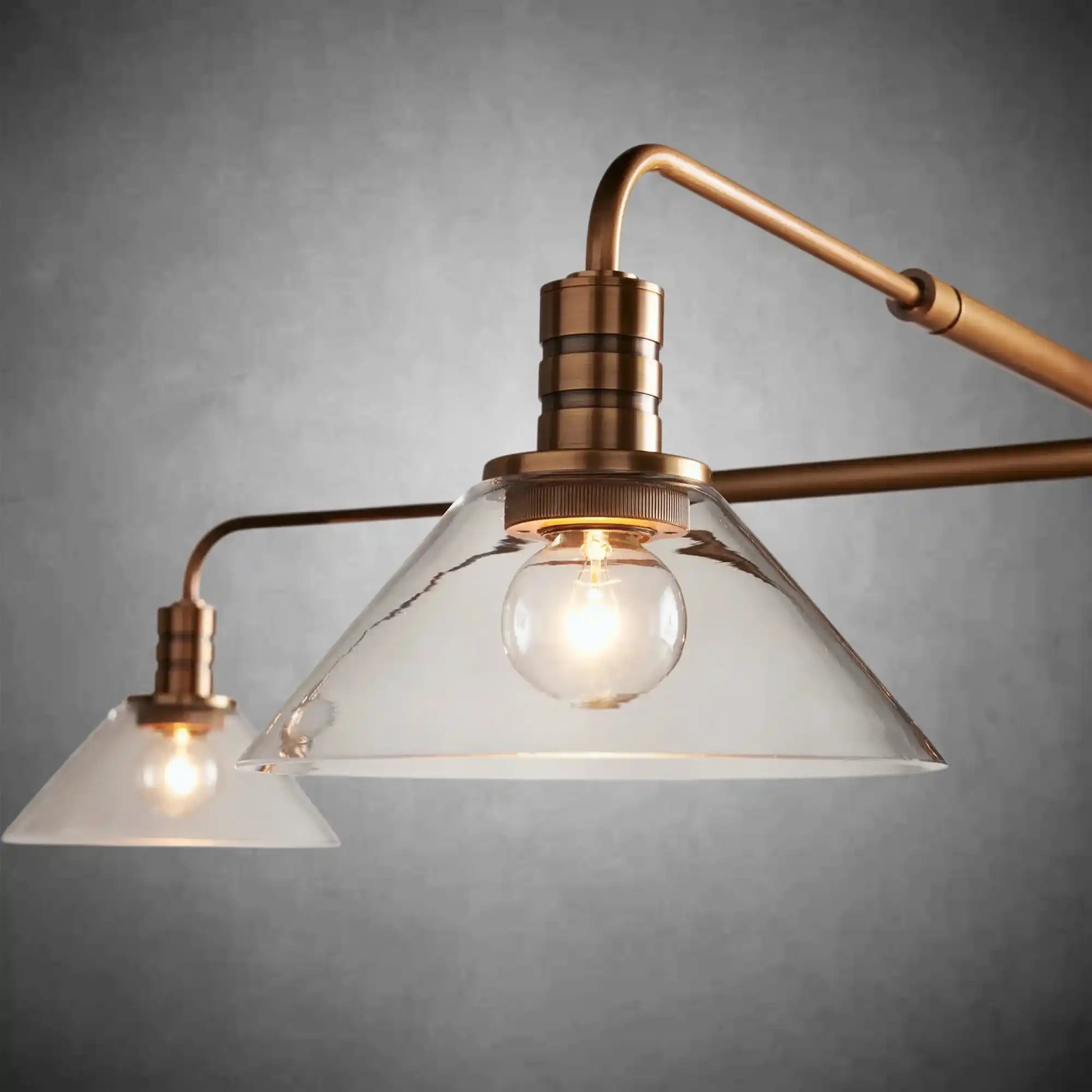 Theron Glass Round Chandelier 30'' 52''