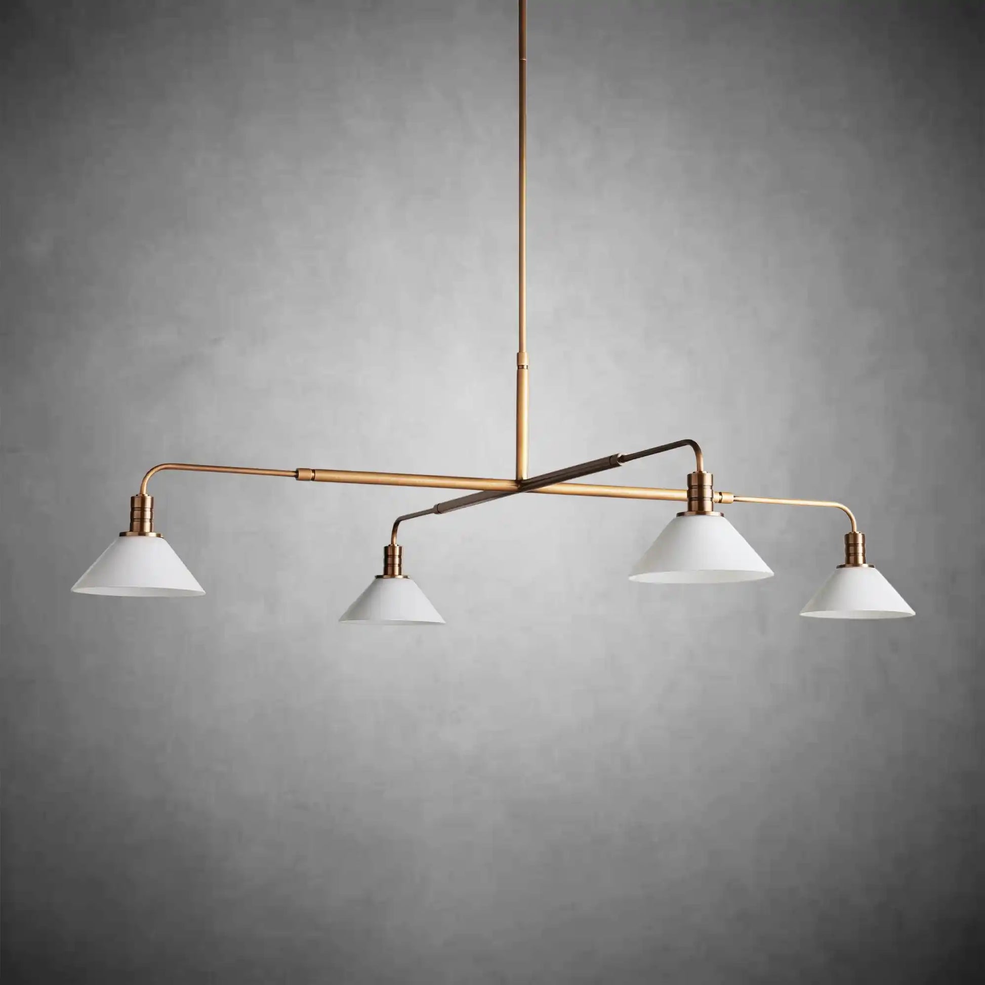 Theron Glass Round Chandelier 30'' 52''