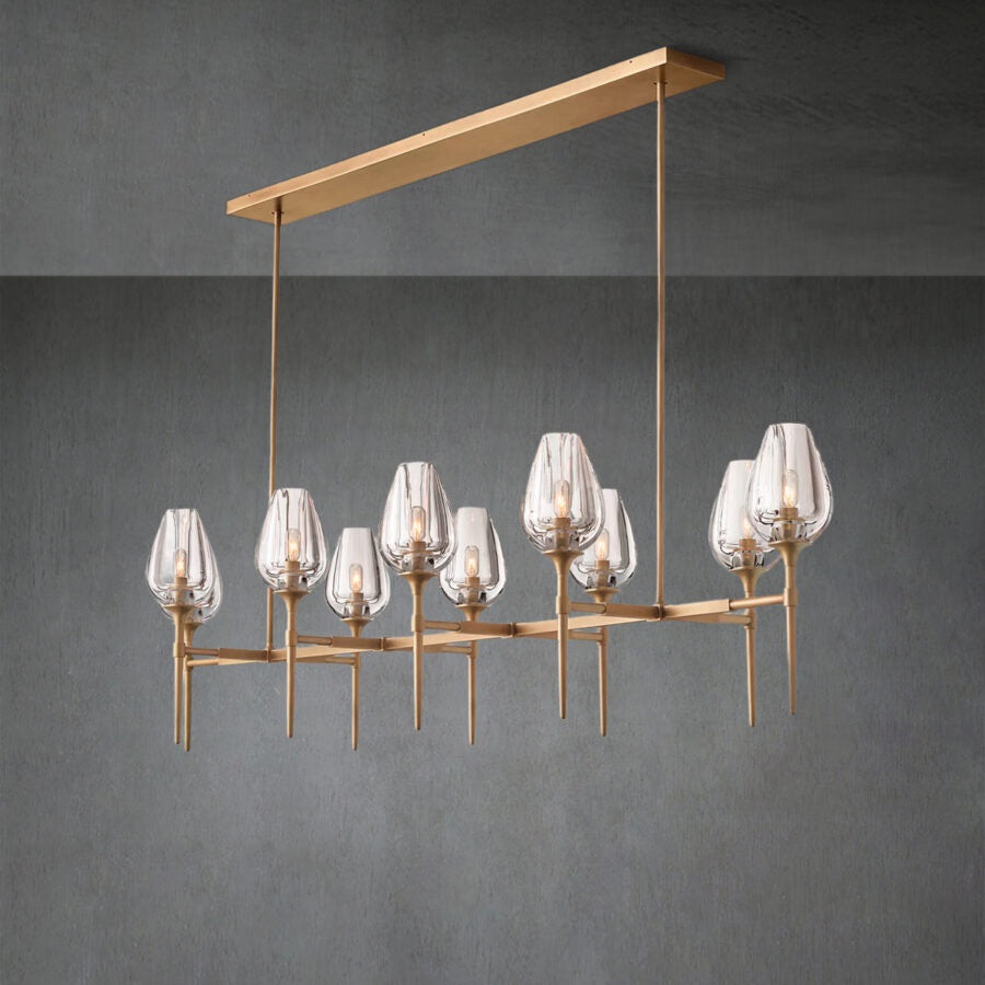 Tulipa Linear Chandelier 52''65''