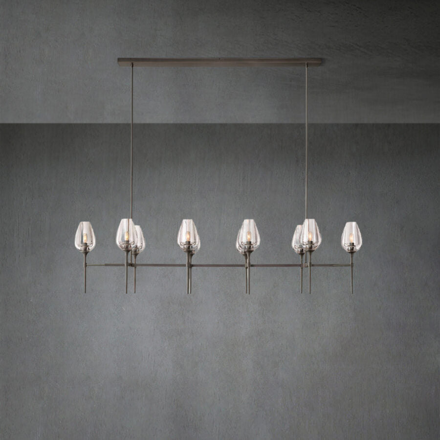 Tulipa Linear Chandelier 52''65''