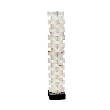 Verna Alabaster Floor Lamp, Living Room And Bedroom Decorative Standing Lamp - Ineffable Lighting