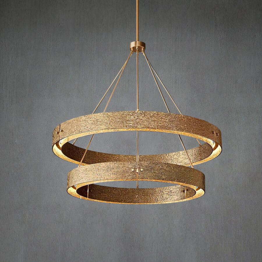 Vouvrey Two-Tier Round Chandelier D 60"