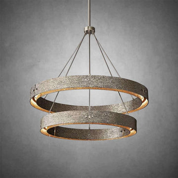 Vouvrey Two-Tier Round Chandelier D 60"
