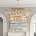 Westminster 20-Light Unique Tiered Chandelier with Crystal Accents
