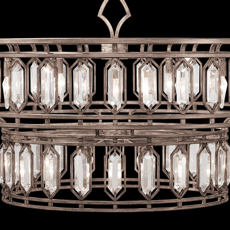 Westminster 20-Light Unique Tiered Chandelier with Crystal Accents