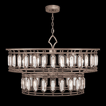 Westminster 20-Light Unique Tiered Chandelier with Crystal Accents
