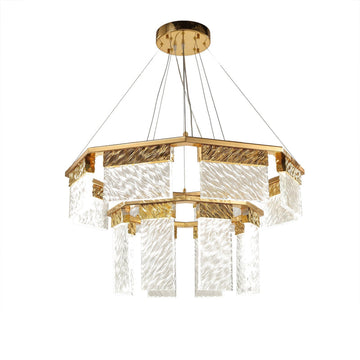 Z-Lite 2-Tier Round Down-light LED Chandelier