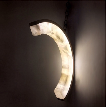 Carissa Alabaster Wall Light, Illuminating Beauty and Style